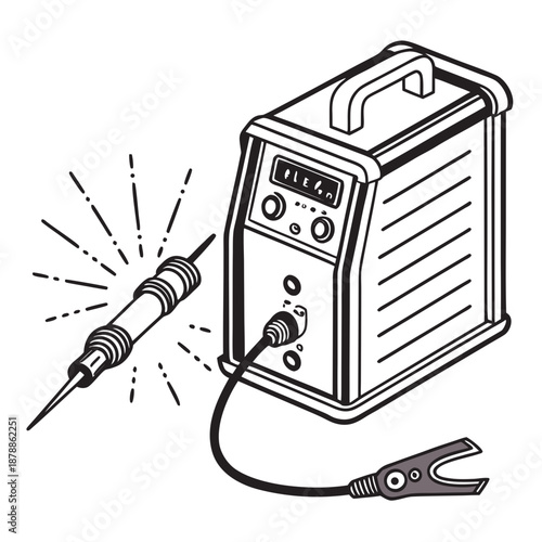 Welding equipment illustration