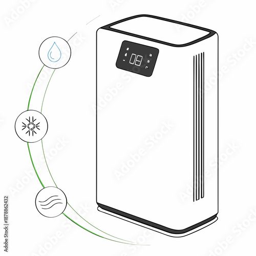 Dehumidifier illustration
