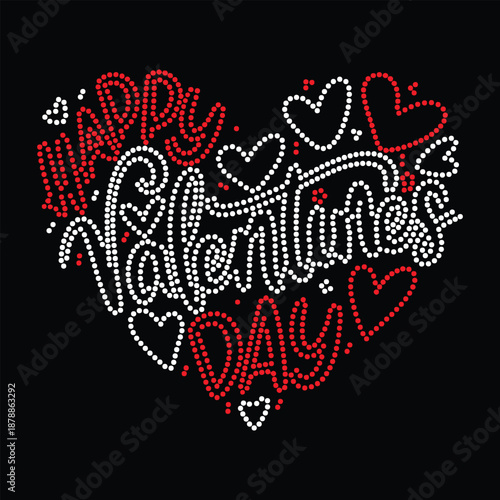 Rhinestone Design Vector Template