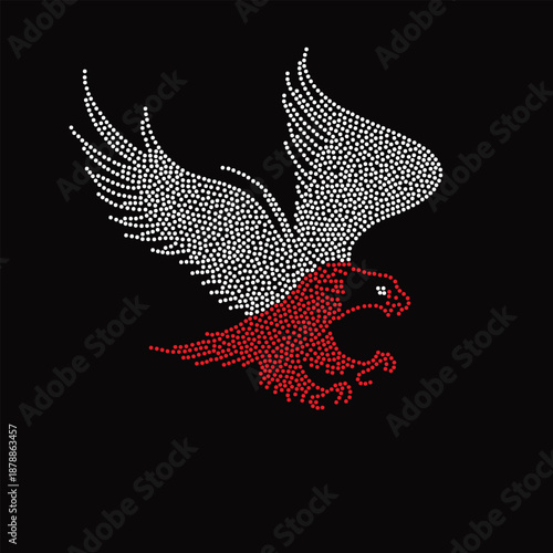 Rhinestone Design Vector Template