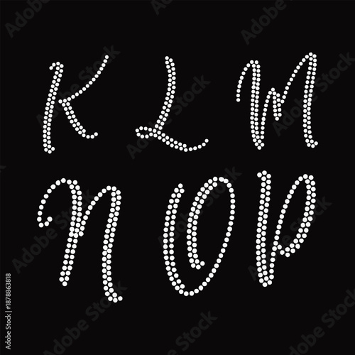 Rhinestone Design Vector Template