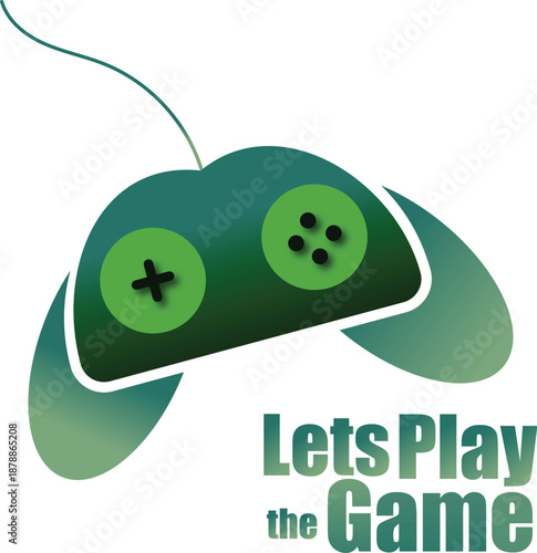 Lets Play the Game – Gaming Controller Illustration