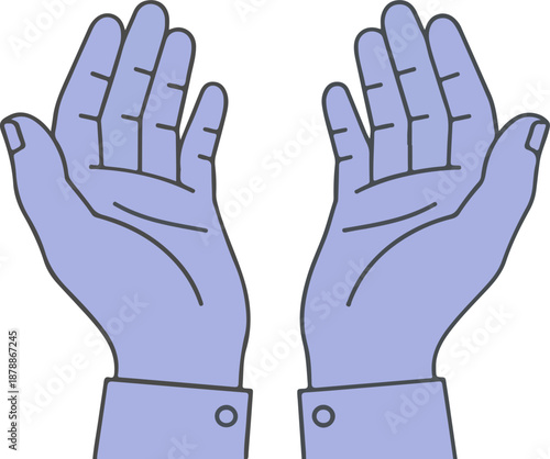 Open Hands Prayer Gesture