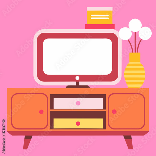 Modern living room setup