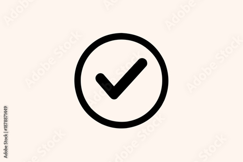 A 3d glossy vector illustration featuring a round check mark icon and tick symbol alongside yes and no buttons as web design elements for a business website tool or internet concept