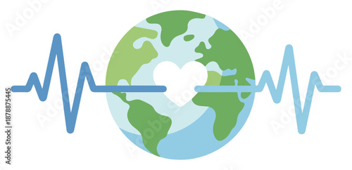 World Health Day on green background