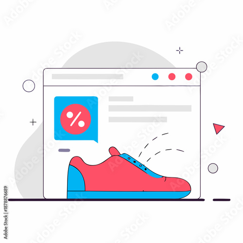 Online shopping shoe deal