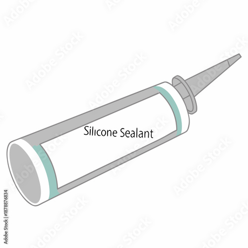 Silicone sealant tube