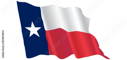 illustration vector of flag of texas