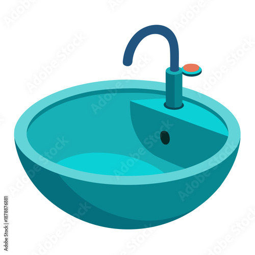 Modern bathroom sink