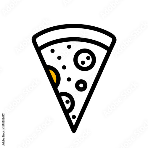 Delicious slice of pizza