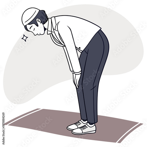 Person performing yoga pose