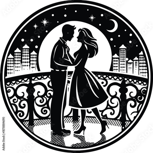  vector cupple romantic love design