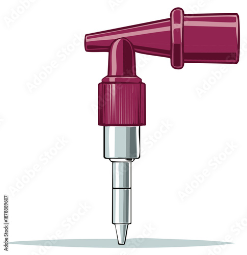 Vector Graphic of Medical Instrument for Examination of Ears