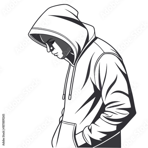 Person in hoodie