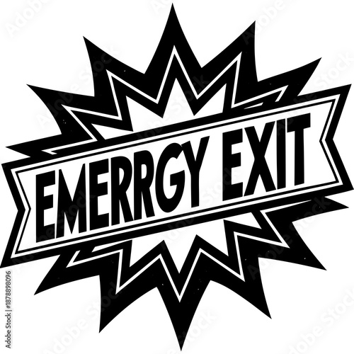Emergency exit sign