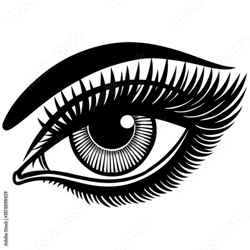 Stylized eye illustration