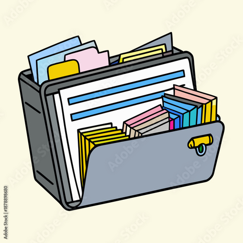 Organized file folder