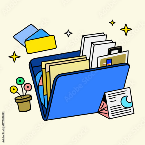 Organized digital files