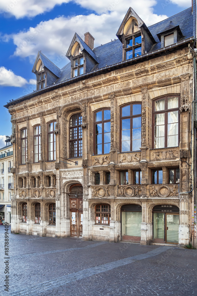 Fototapeta premium Rouen Finance Office, France