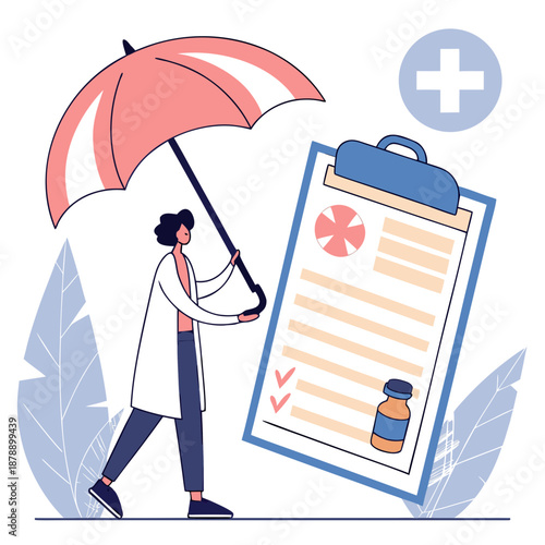 Doctor with prescription