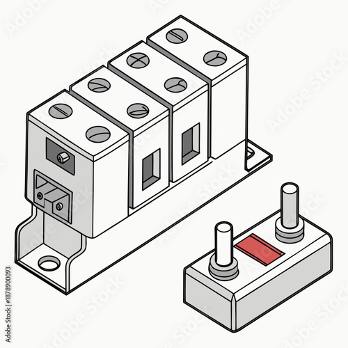 Electrical circuit breaker and switch