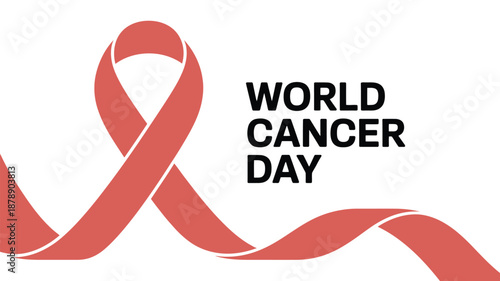 Celebrating world cancer day Vector