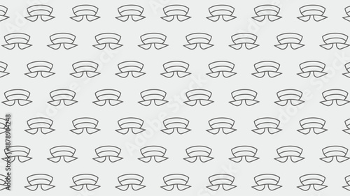 Pattern of repeated banners Vector