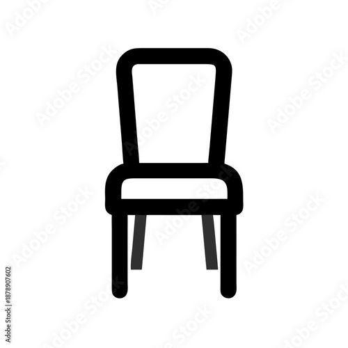 Modern chair icon
