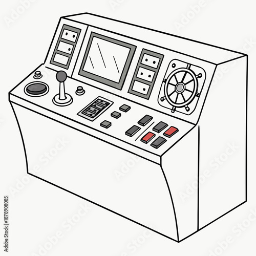 Ship control console