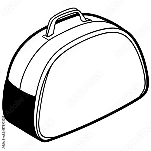 Illustrated suitcase