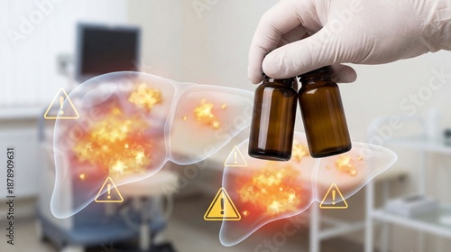 A medical professional's gl...
