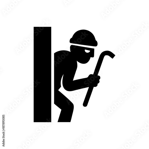 Stealthy Intruder Prowling Icon