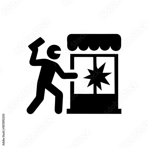 Smash and Grab Vandalism Icon