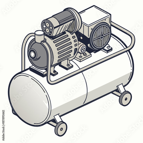 Industrial air compressor