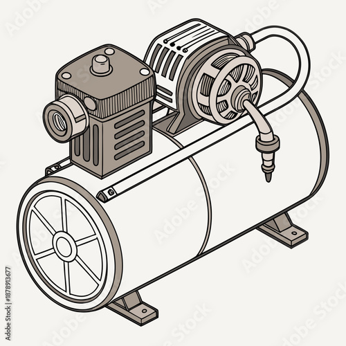 Industrial air compressor