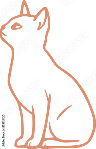 Cute Cat Illustration Graphic 