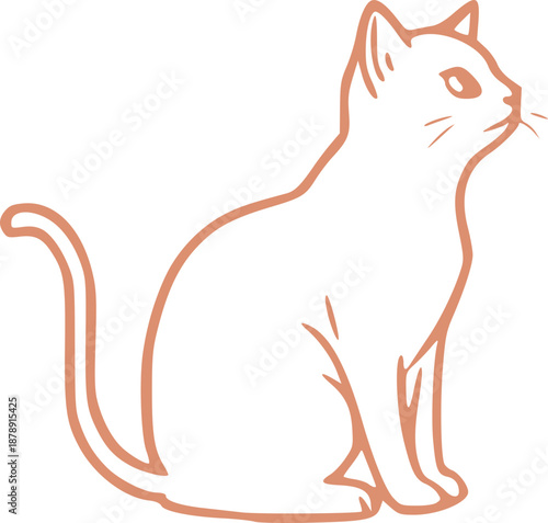Cute Cat Illustration Graphic 