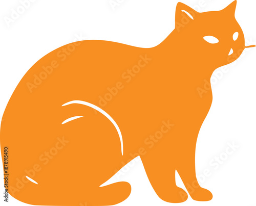 Cute Cat Illustration Graphic 