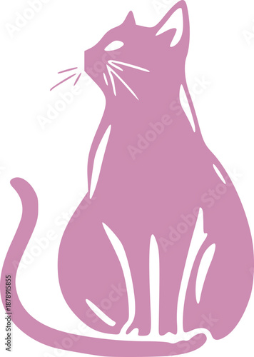 Cute Cat Illustration Graphic 