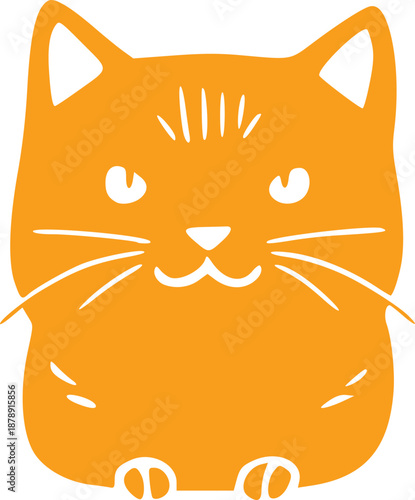 Cute Cat Illustration Graphic 