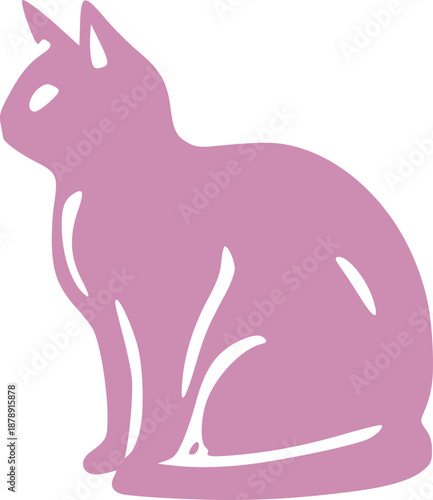 Cute Cat Illustration Graphic 