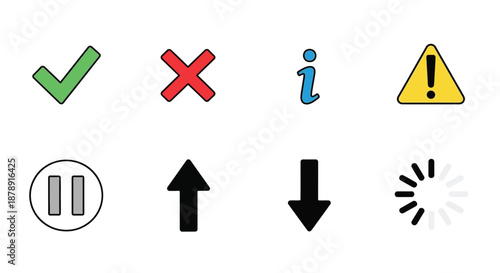 Common symbols and icons