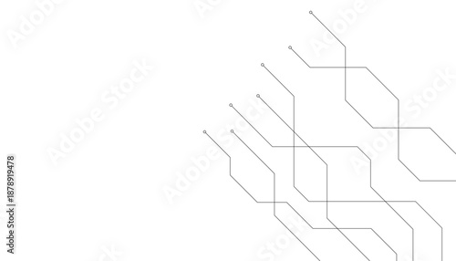 Abstract futuristic circuit board Illustration, Circuit board with various technology elements. Circuit board pattern for technology background. Vector illustration