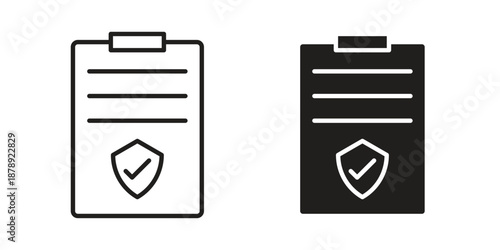 Consent icons suitable for infographics, websites and print media and interfaces. Line vector icon.