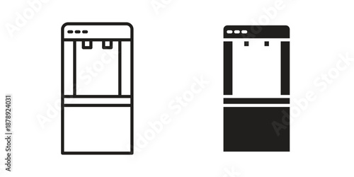 Dispenser icons suitable for infographics, websites and print media and interfaces. Line vector icon.