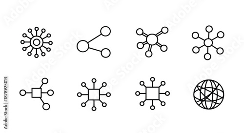 Various network and graph structures Vector