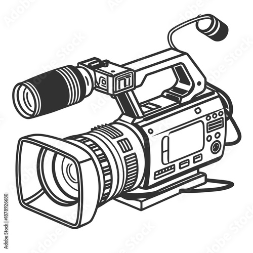 Professional video camera