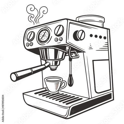 Vintage espresso machine