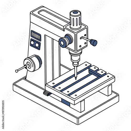 Industrial drill press machine